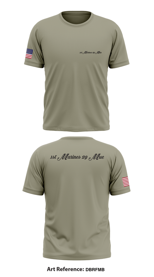 1st marines 29 mue Store 1 Core Men's SS Performance Tee - DBrfmB
