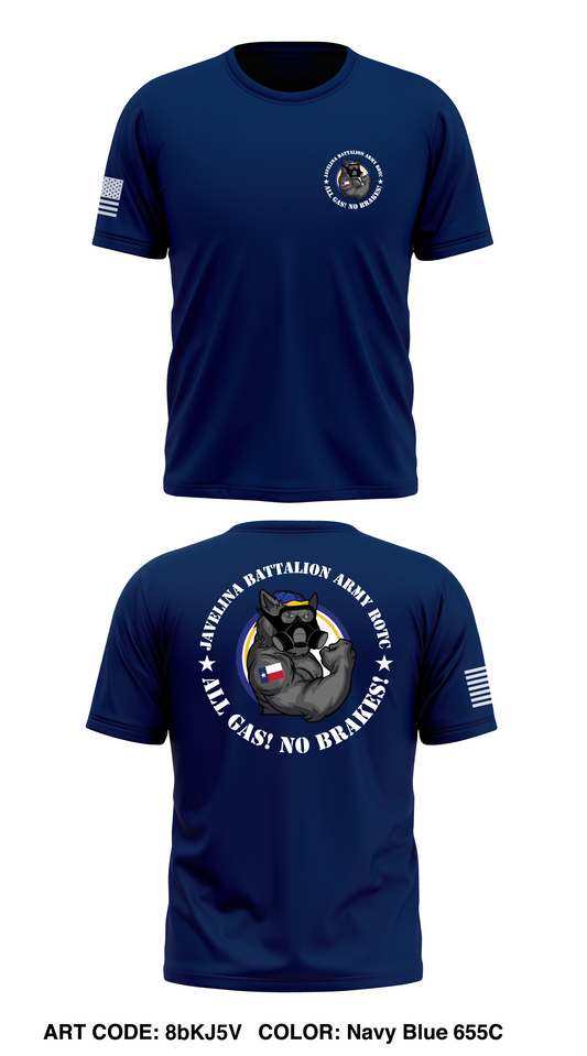 Javelina Battalion Army ROTC Store 1 Core Men's SS Performance Tee - 8bKJ5V