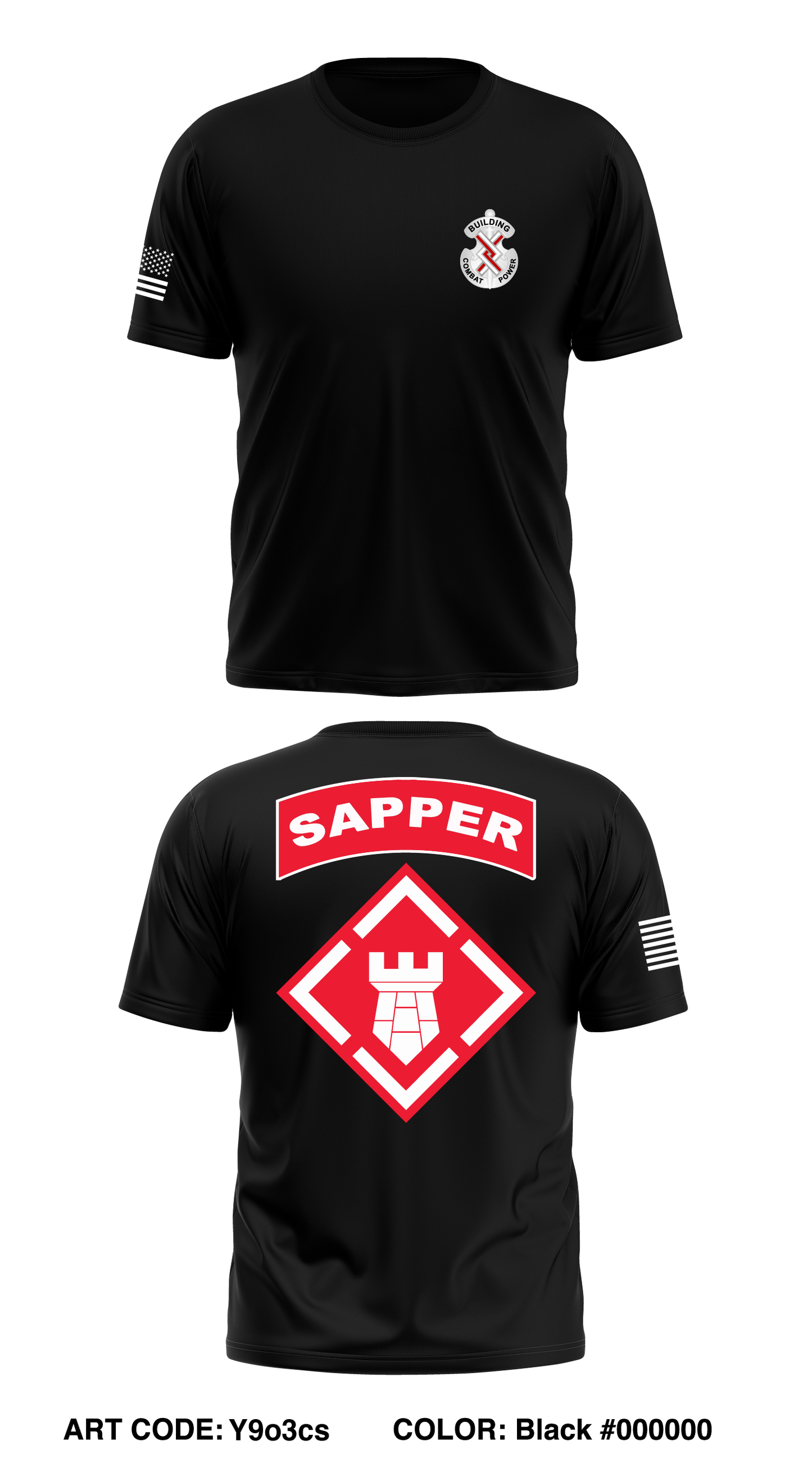 20th ENG BDE Store 1 Core Men's SS Performance Tee - Y9o3cs