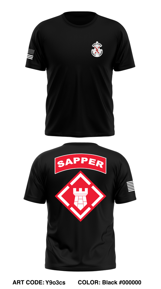 20th ENG BDE Store 1 Core Men's SS Performance Tee - Y9o3cs