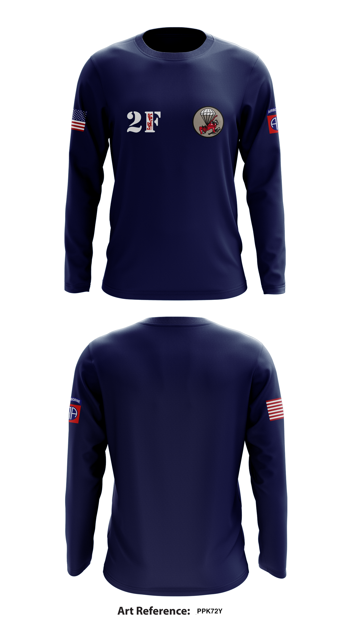 2 / 508th PIR Store 1 Core Men's LS Performance Tee - PPk72y