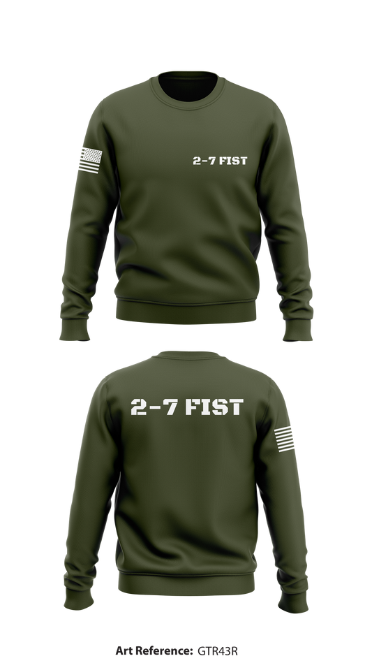 2-7 FIST Store 1 Core Men's Crewneck Performance Sweatshirt - gTr43R