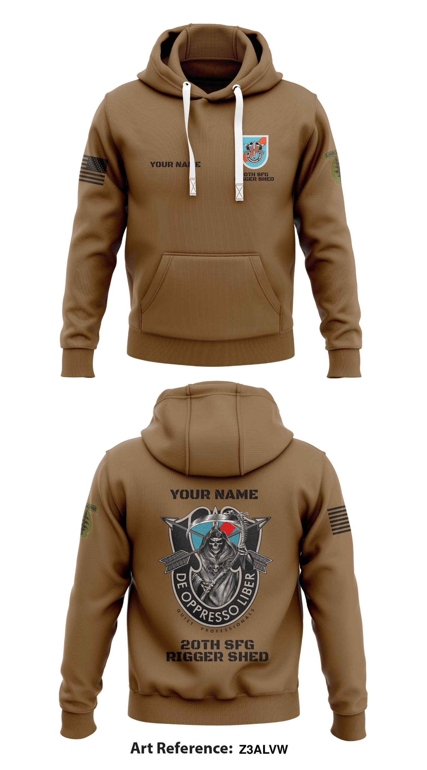 2th SFG DET 1 Rigger  Store 1  Core Men's Hooded Performance Sweatshirt - Z3ALVw