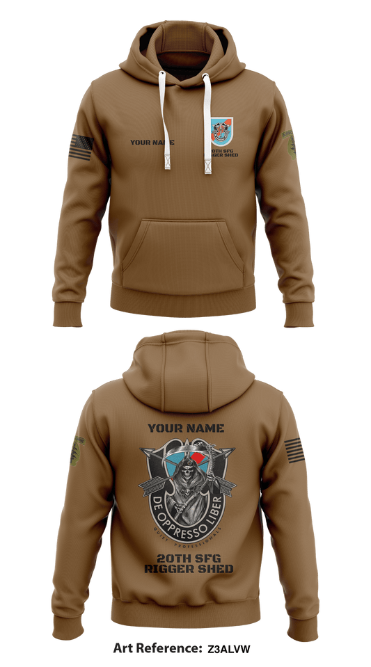 2th SFG DET 1 Rigger  Store 1  Core Men's Hooded Performance Sweatshirt - Z3ALVw