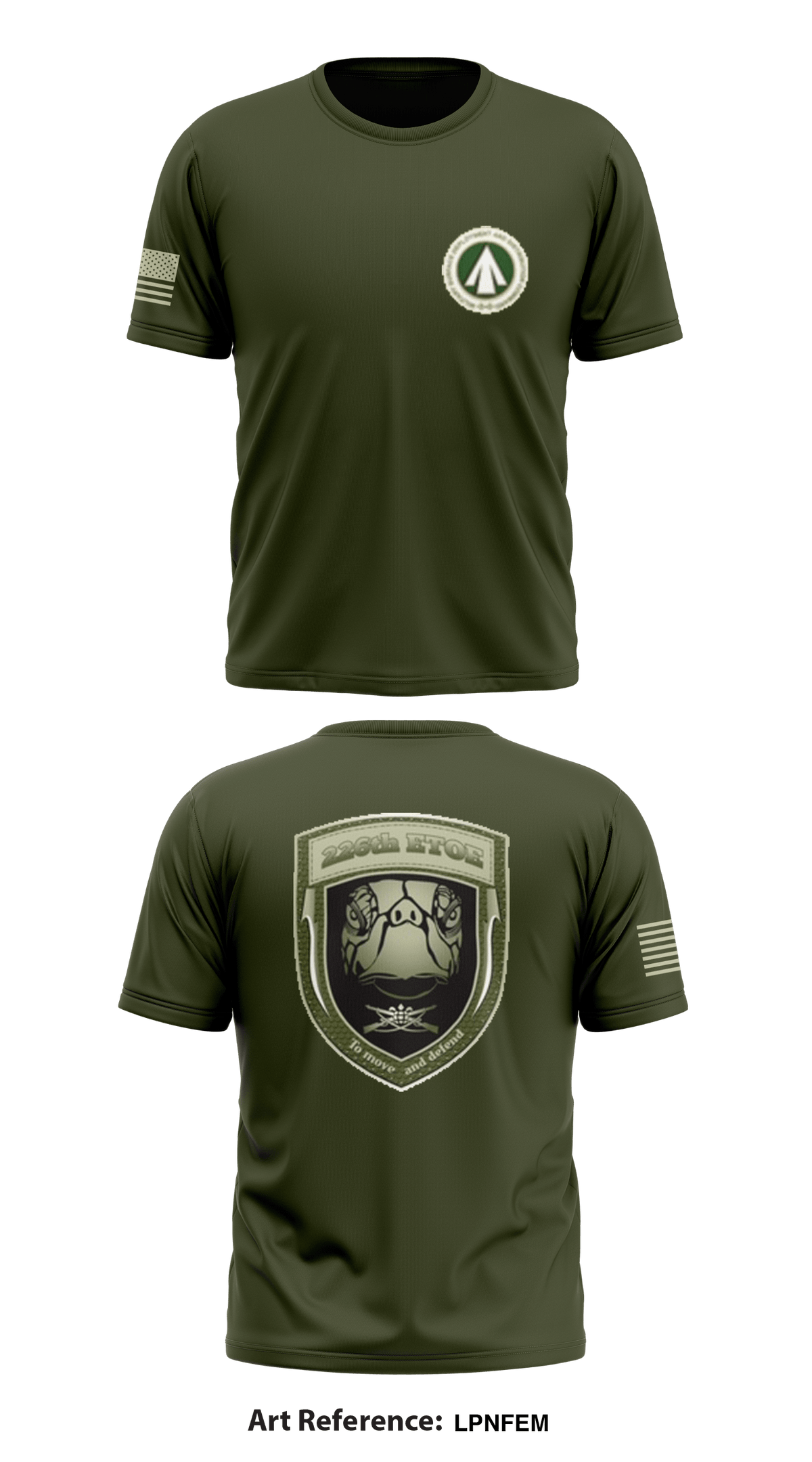 226 ETOE Store 1 Core Men's SS Performance Tee - LPnFem