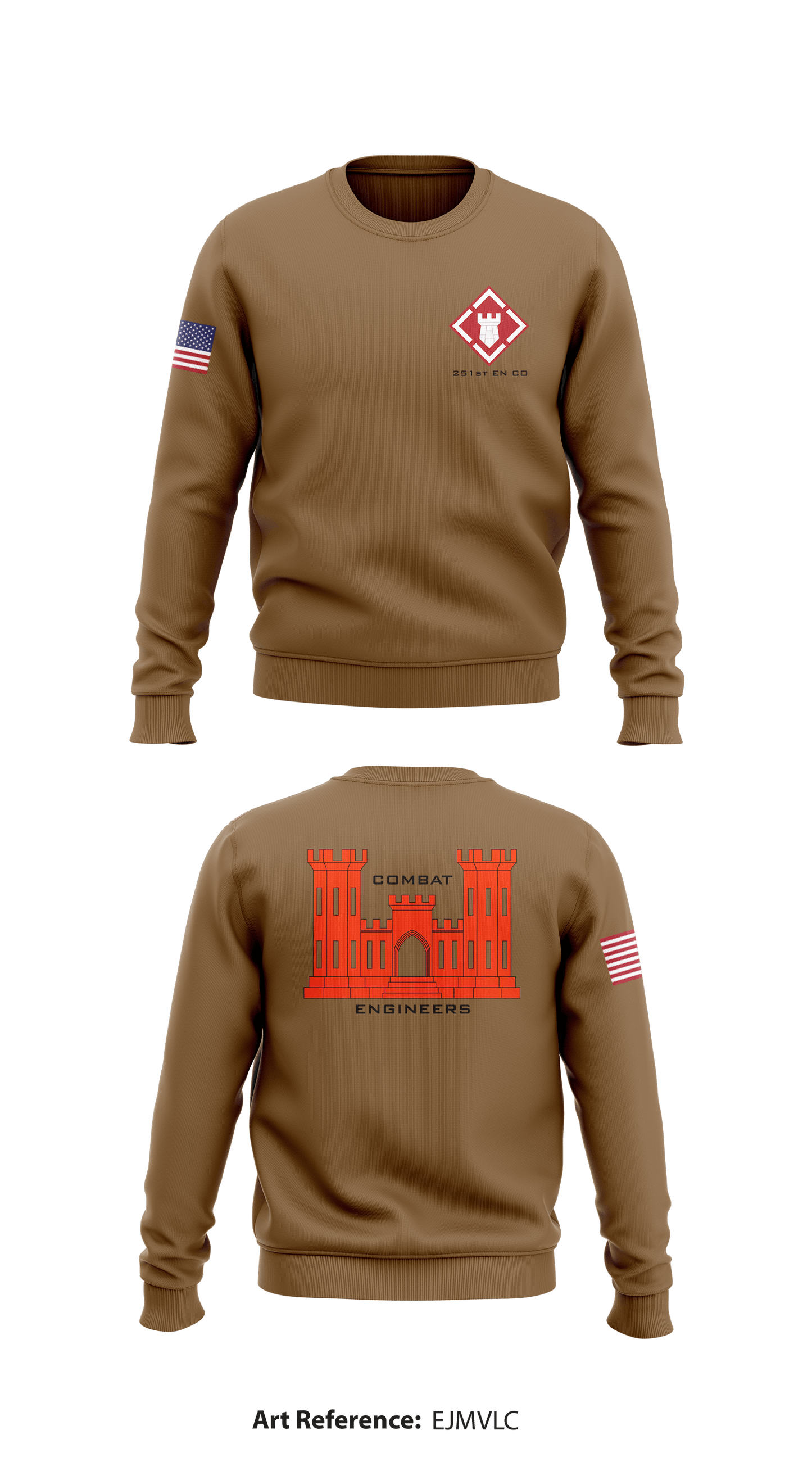 251st EN CO Store 1 Core Men's Crewneck Performance Sweatshirt - EjMVLC