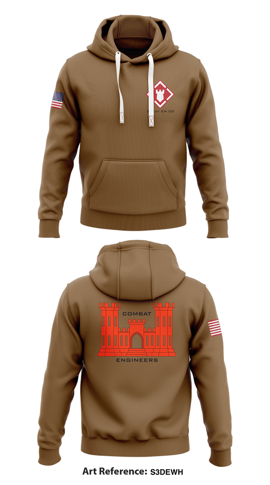 251st EN CO Store 1  Core Men's Hooded Performance Sweatshirt - S3DEWH