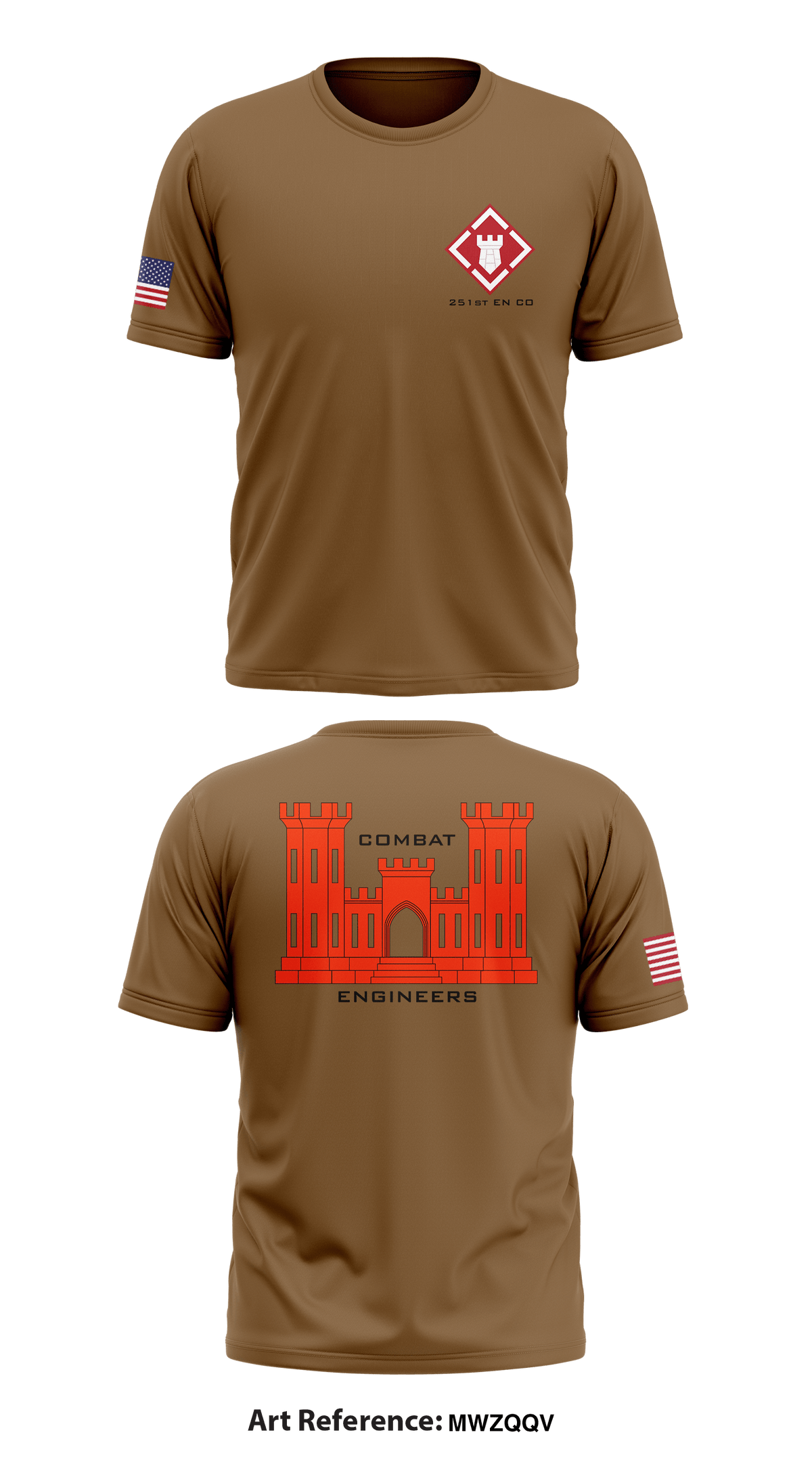 251st EN CO Store 1 Core Men's SS Performance Tee - MwZqQv