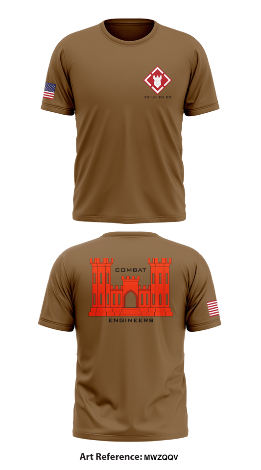 251st EN CO Store 1 Core Men's SS Performance Tee - MwZqQv