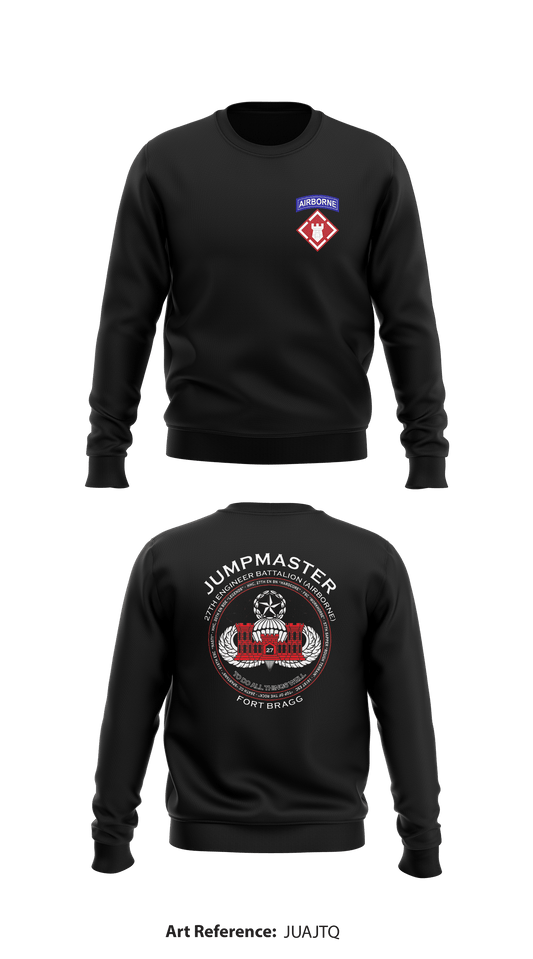 27th Engineer Battalion (Airborne) Store 1 Core Men's Crewneck Performance Sweatshirt - JUAjTq