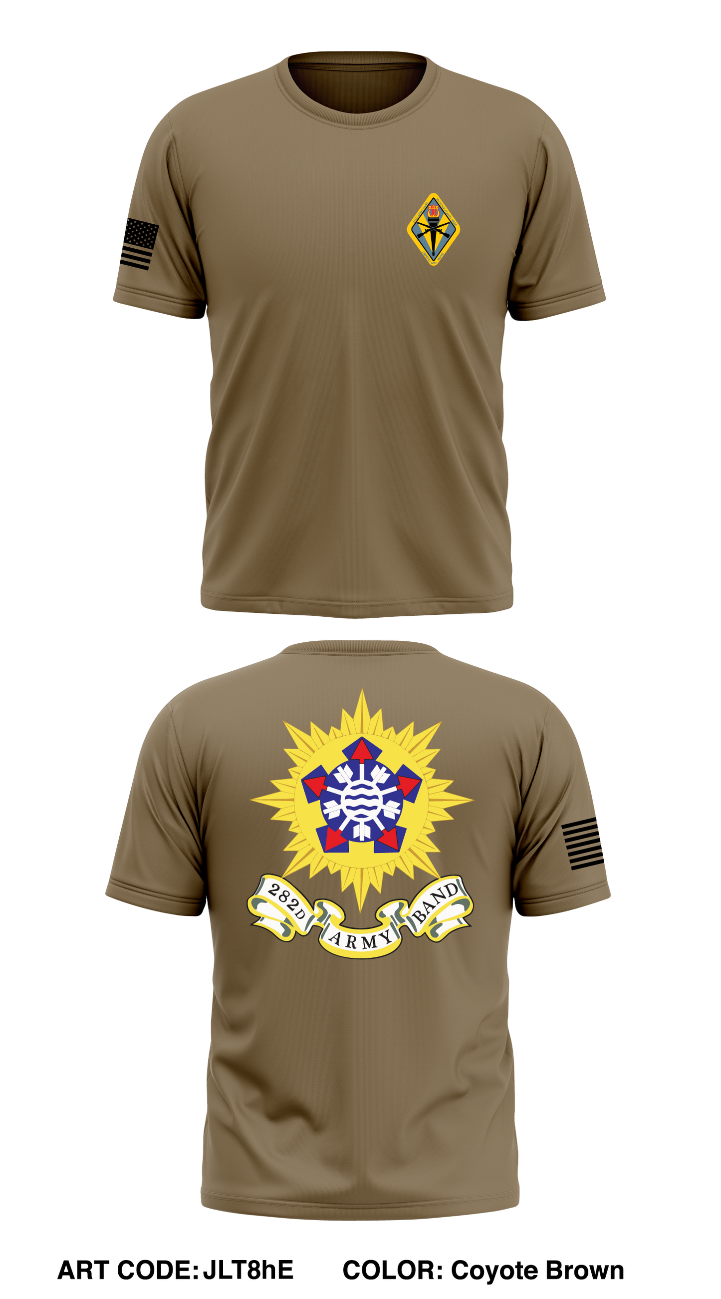 282d Army Band Store 1 Core Men's SS Performance Tee - JLT8hE
