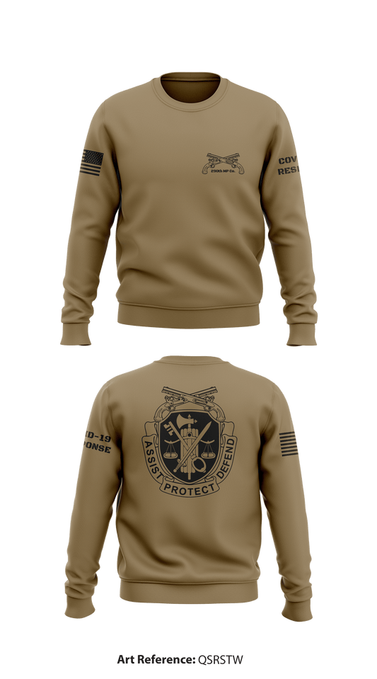 290th MP Co. Core Men's Crewneck Performance Sweatshirt - qSrsTw