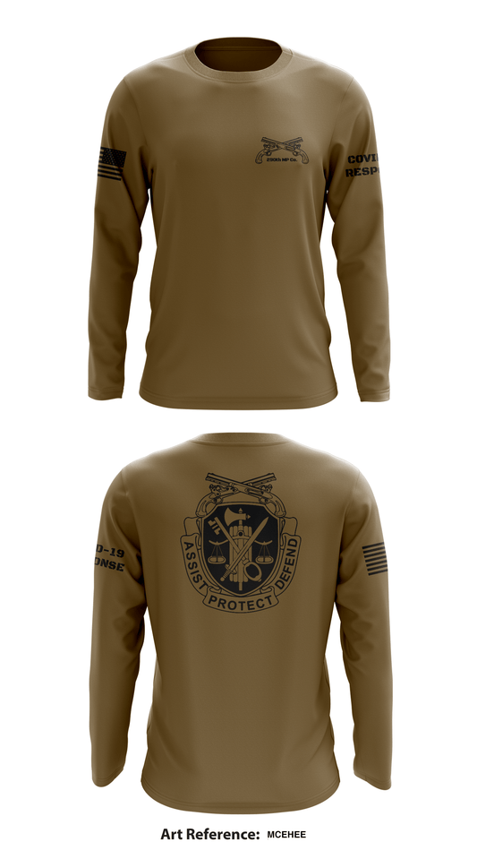 290th MP Co. Core Men's LS Performance Tee - mceHee