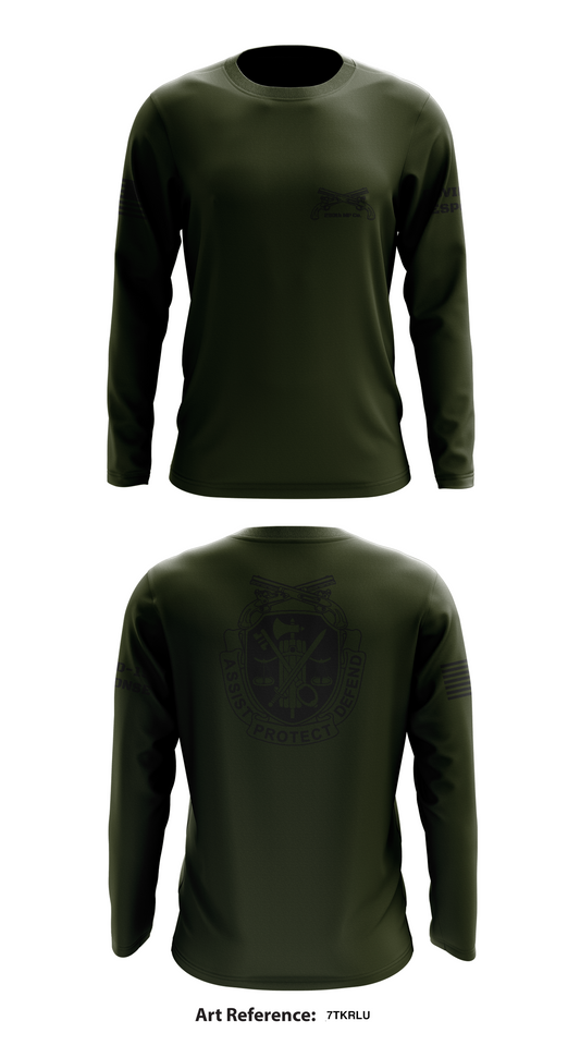 290th MP Co. Store 1  Core Men's LS Performance Tee - sGEvKC