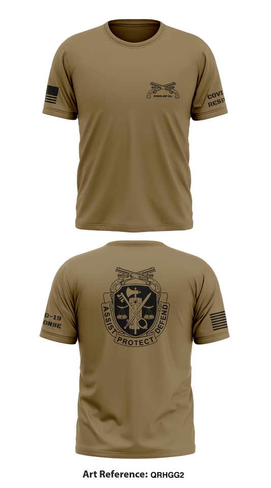 290th MP Co. Core Men's SS Performance Tee - qrhGG2