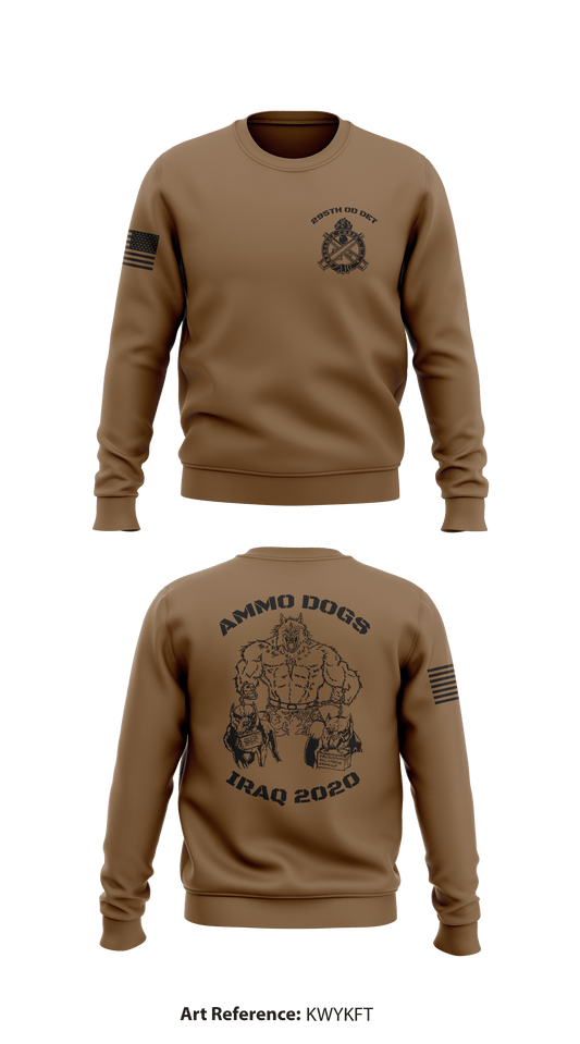 295th OD DET Store 1 Core Men's Crewneck Performance Sweatshirt - KWykft