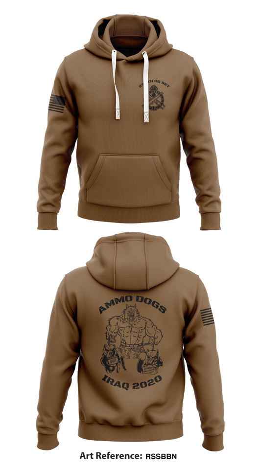 295th OD DET Store 1  Core Men's Hooded Performance Sweatshirt - rSSbbN