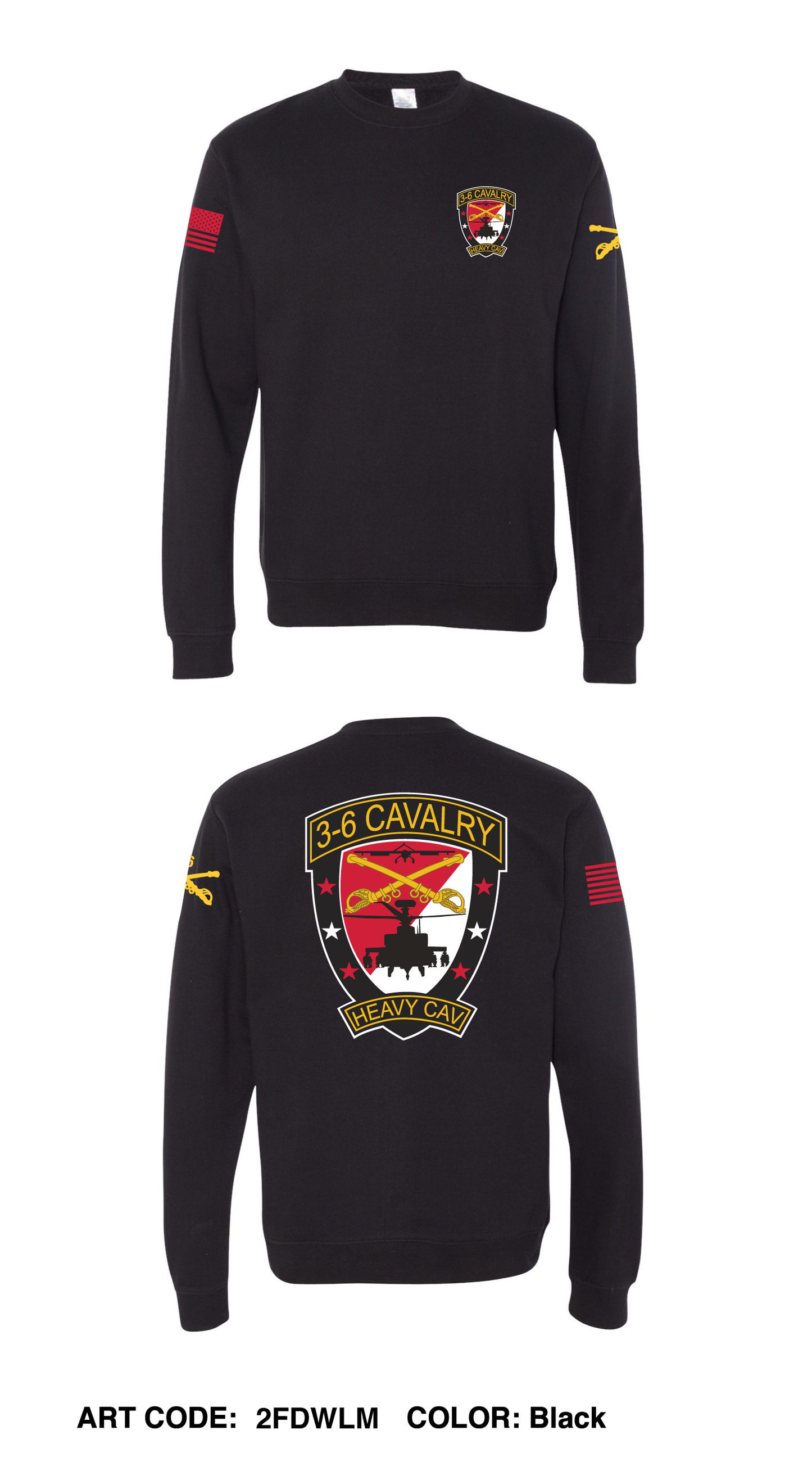 3-6 Cavalry Store 1 Comfort Unisex Crewneck Sweatshirt - 2FdwLm