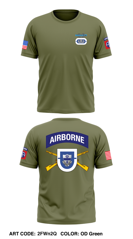 1st Battalion, 325th Airborne Infantry Regiment Core Men's SS Performance Tee - 2FWn2Q