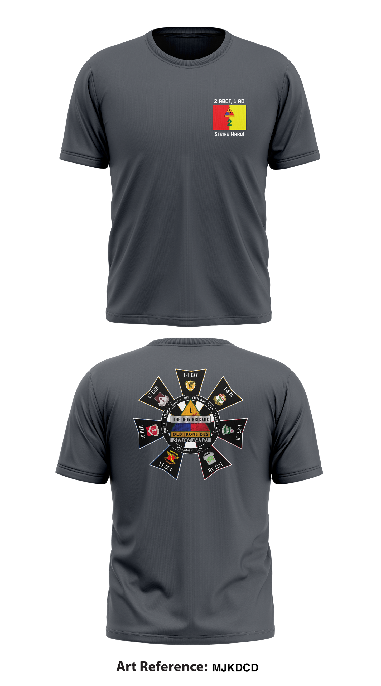 2/1 Armored Brigade Combat Team Store 1 Core Men's SS Performance Tee - mJkDCd