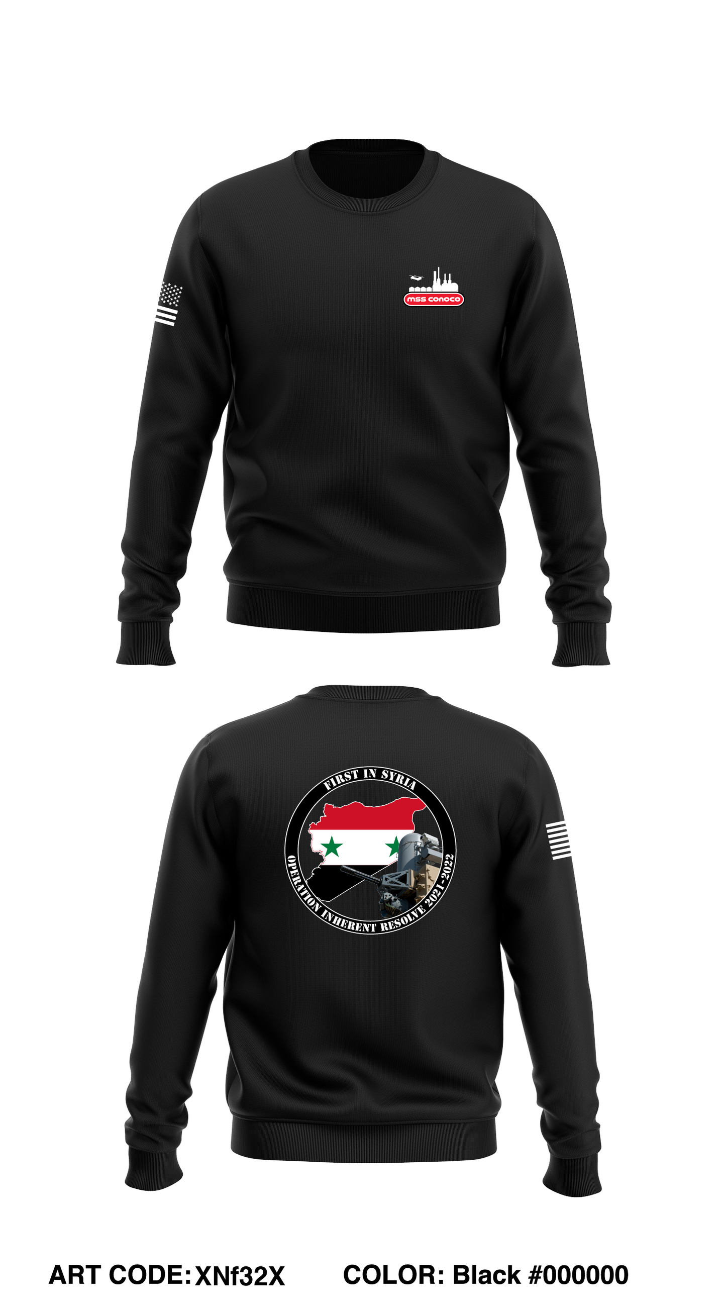 DET-1, B BTRY 1-111th FAR Core Men's Crewneck Performance Sweatshirt - XNf32X