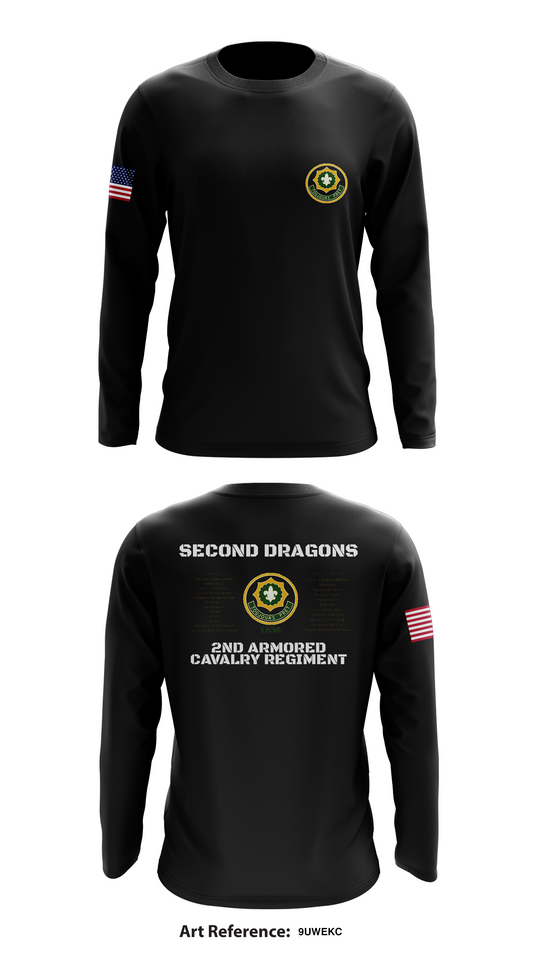 2nd Armored Cavalry Regiment  Store 1  Core Men's LS Performance Tee - 9UWeKc
