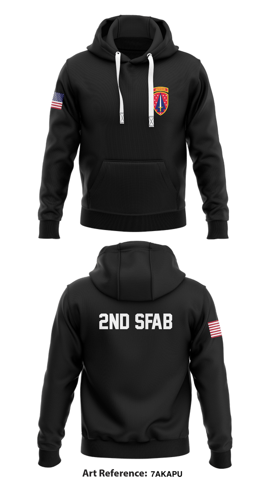 2nd SFAB Store 2  Core Men's Hooded Performance Sweatshirt - 7aKAPU