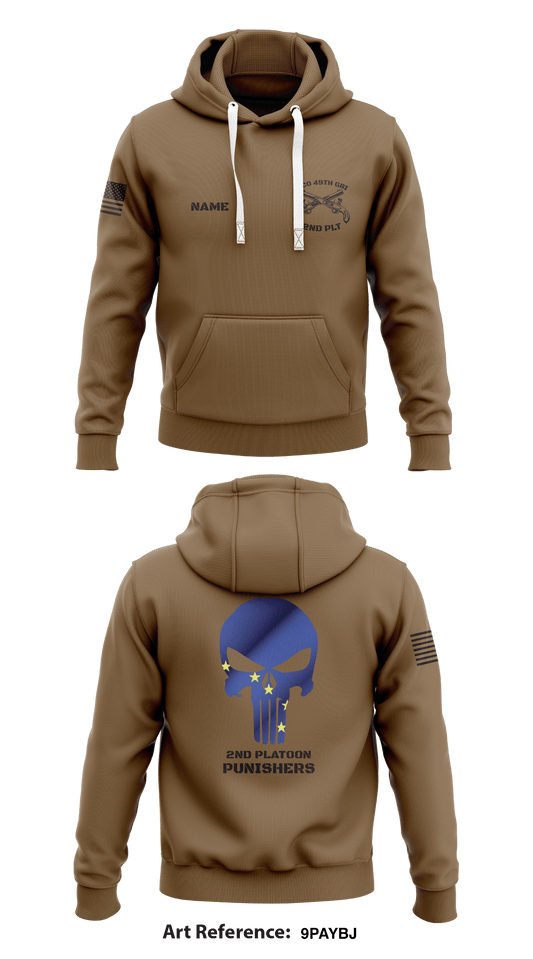 2nd Platoon Punishers Store 1 Core Men's Hooded Performance Sweatshirt - 9PaYbj