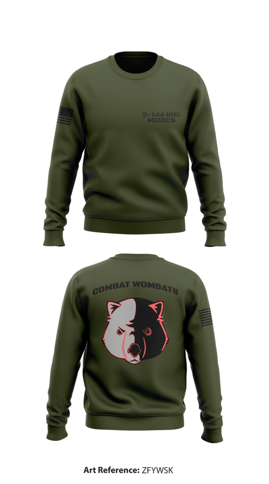 3-144 HHC Store 1 Core Men's Crewneck Performance Sweatshirt - zFYwSk