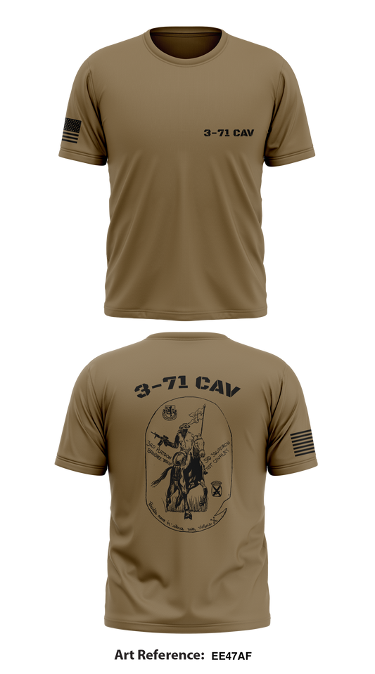 3-71 cav Store 1 Core Men's SS Performance Tee - Ee47aF