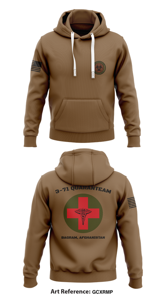 3-71 CAV Store 2  Core Men's Hooded Performance Sweatshirt - GCXRMP