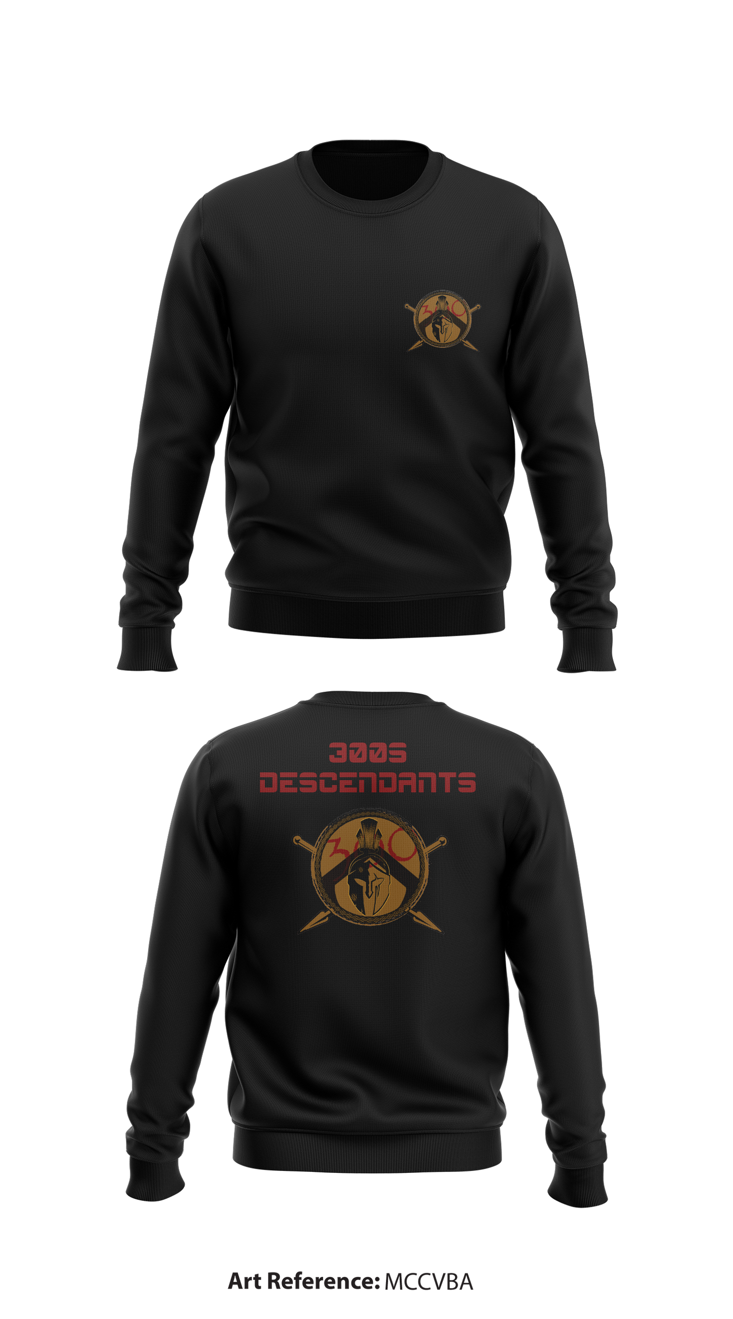 300s Descendants Core Men s Crewneck Performance Sweatshirt mccvBa