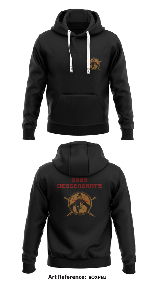 3s Descendants  Core Men's Hooded Performance Sweatshirt - 6QxPBj