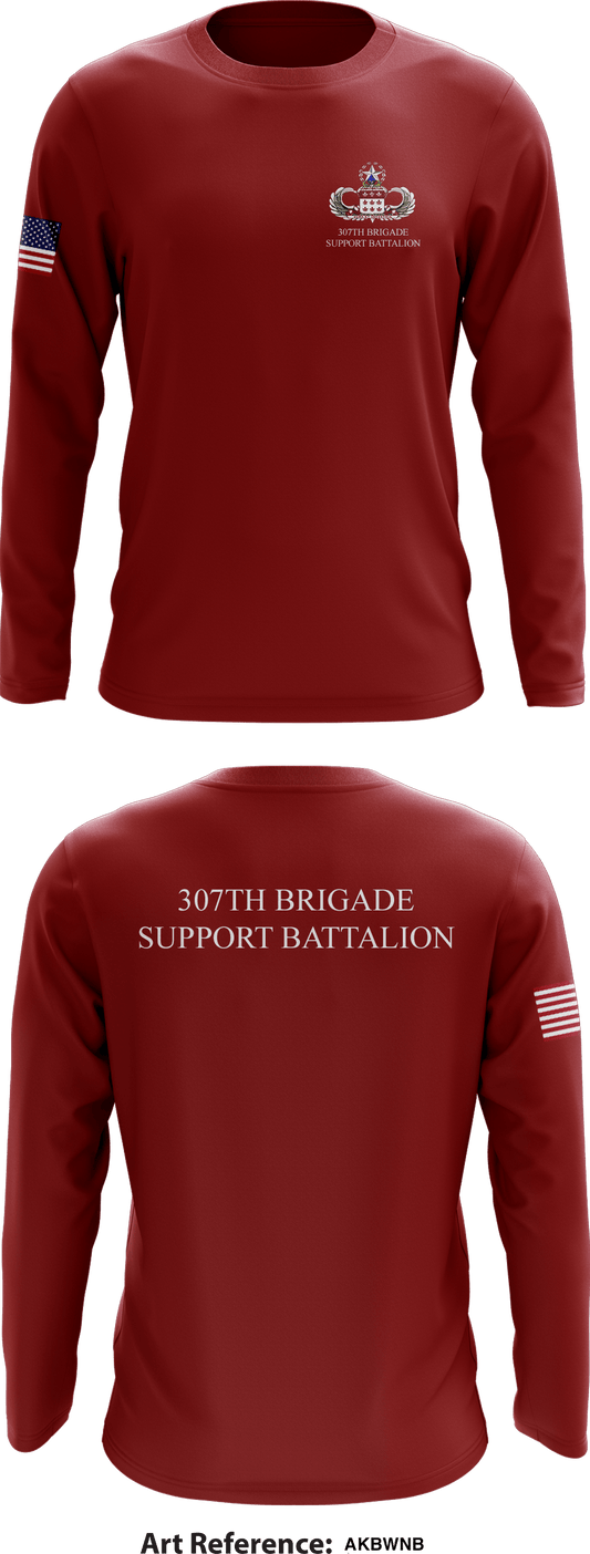 307th Brigade Support Battalion Store 1 Core Men's LS Performance Tee - akbwnB