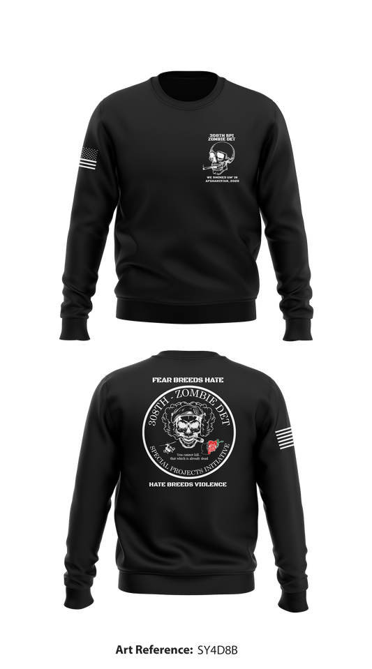 308th SPI Store 1 Core Men's Crewneck Performance Sweatshirt - SY4D8b