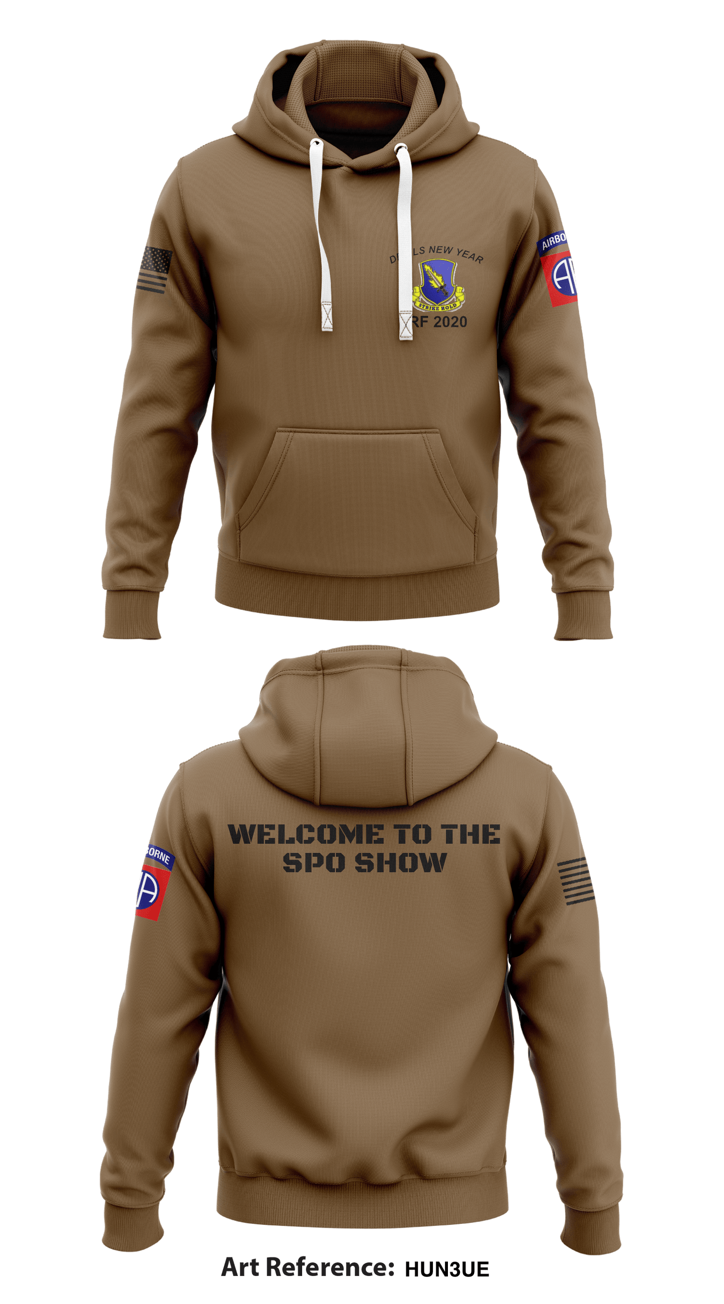 37th Brigade Support Battalion, 1st Brigade Combat Team, 82nd Airborne Division Store 1  Core Men's Hooded Performance Sweatshirt - Hun3UE