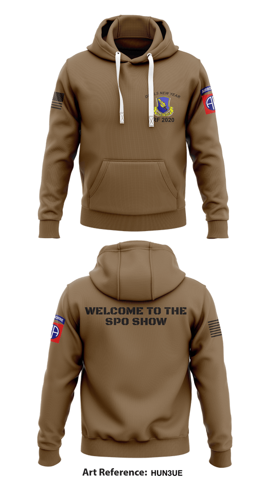 37th Brigade Support Battalion, 1st Brigade Combat Team, 82nd Airborne Division Store 1  Core Men's Hooded Performance Sweatshirt - Hun3UE