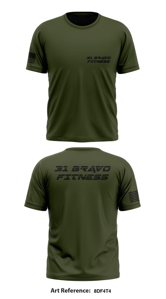 31 Bravo Fitness Store 1 Core Men's SS Performance Tee - 8DF4t4