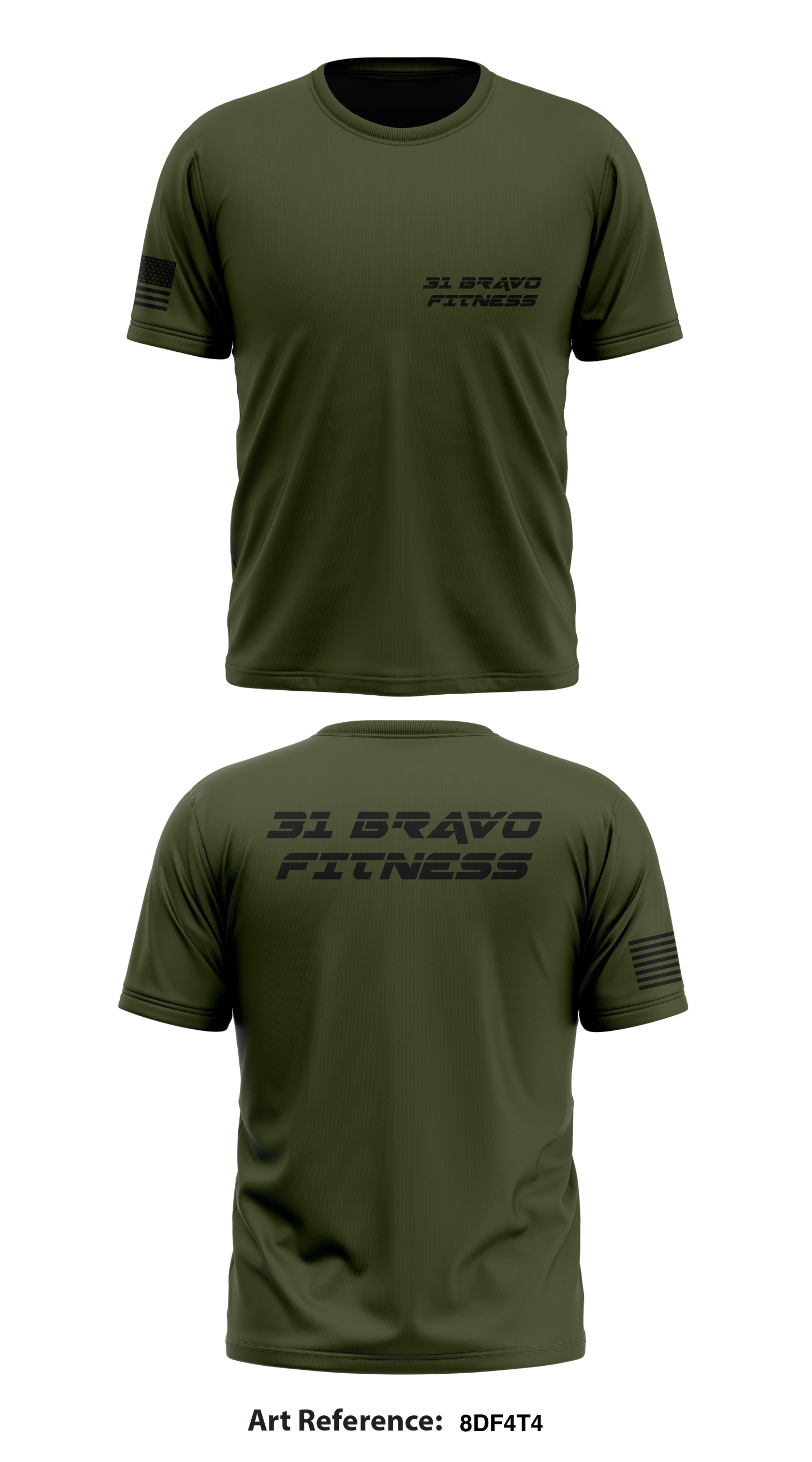 31 Bravo Fitness Store 1 Core Men's SS Performance Tee - 8DF4t4