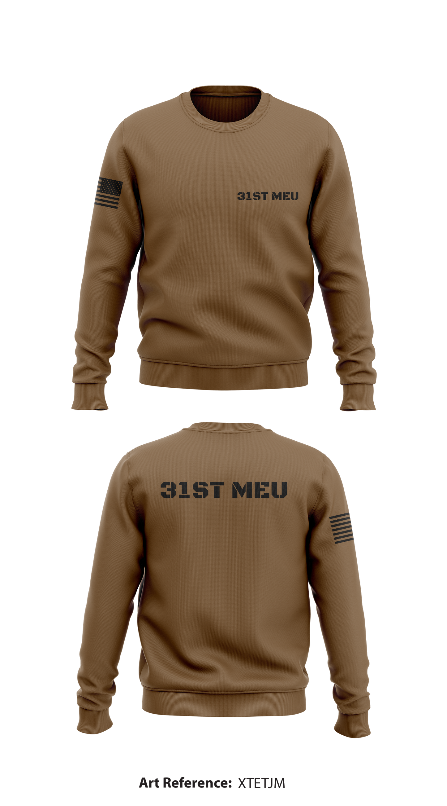 31st MEU Store 1 Core Men's Crewneck Performance Sweatshirt - xTEtjM