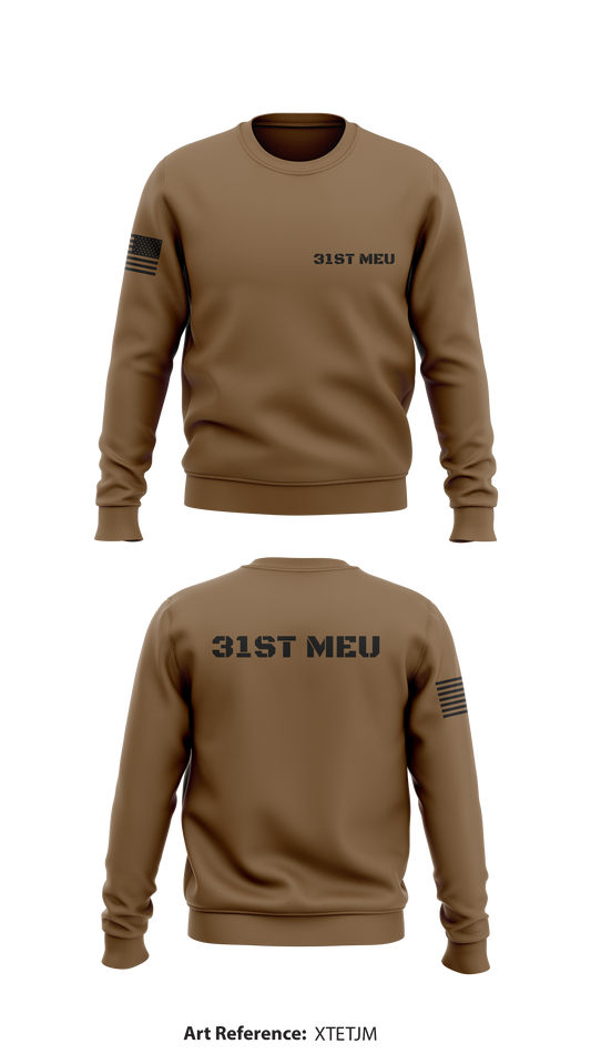 31st MEU Store 1 Core Men's Crewneck Performance Sweatshirt - xTEtjM