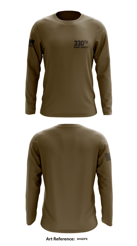 330th Military Police Co Store 1 Core Men's LS Performance Tee - 6HQdfE