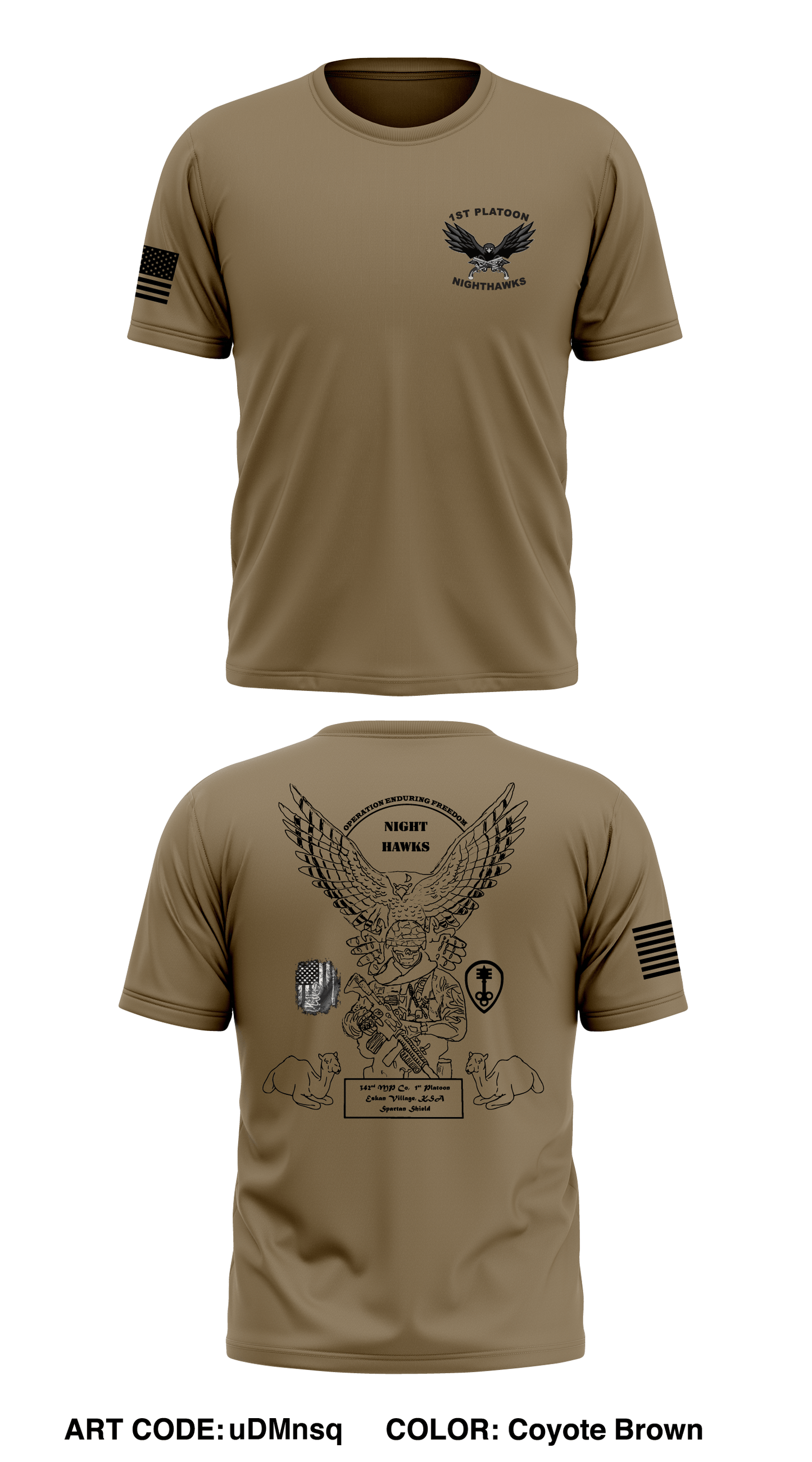 342nd MP Store 1 Core Men's SS Performance Tee - uDMnsq