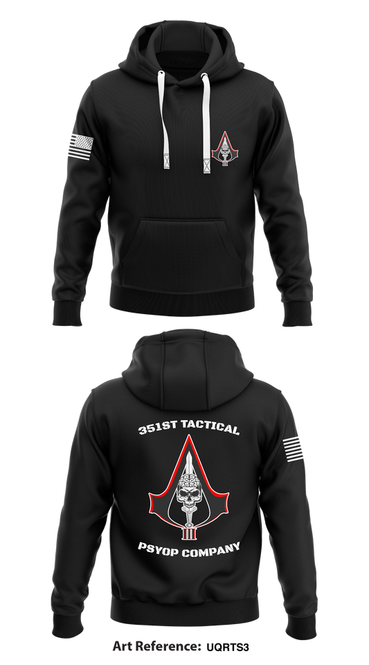 351st tactical psyop company  Store 1  Core Men's Hooded Performance Sweatshirt - uQrts3