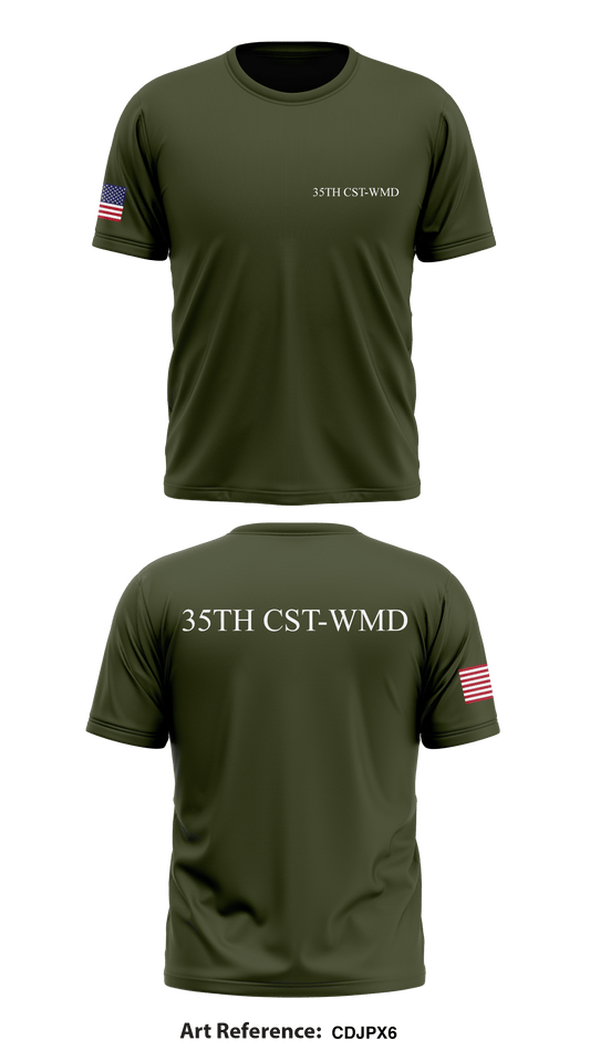 35th CST-WMD Store 1 Core Men's SS Performance Tee - cDjpx6