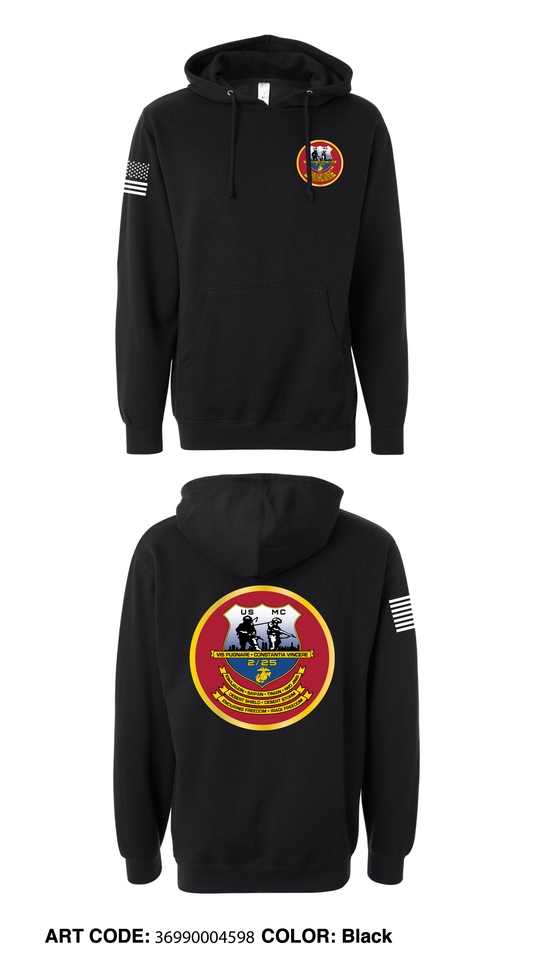 2d Battalion 25th Marines Store 1 Comfort Unisex Hooded Sweatshirt - 36990004598