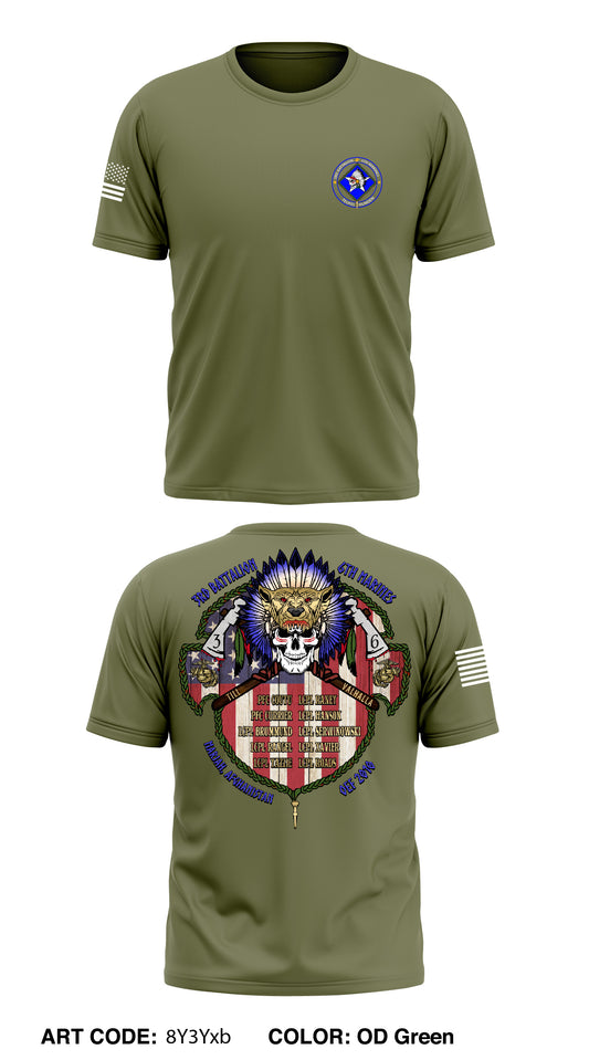 3/6 Marines Store 1 Store 3 Core Men's SS Performance Tee - 8Y3Yxb