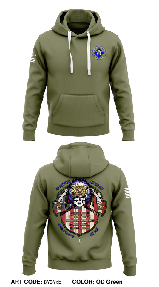 3/6 Marines Store 1 Store 3  Core Men's Hooded Performance Sweatshirt - 8Y3Yxb