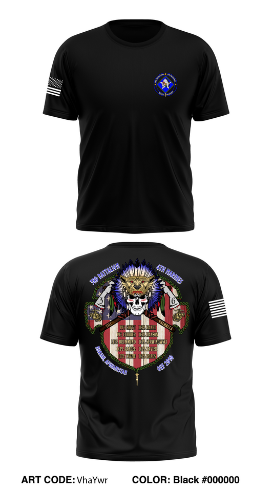 3/6 Marines Store 1 Store 3 Core Men's SS Performance Tee - VhaYwr