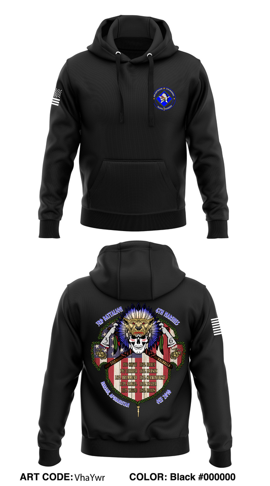 3/6 Marines Store 1 Store 3  Core Men's Hooded Performance Sweatshirt - VhaYwr